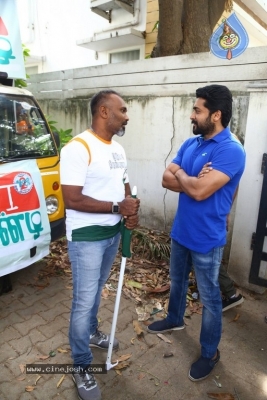 Suriya Flag Off Gst Vandi From Golisoda 2 Promotions - 7 of 15
