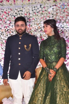Talasani Srinivas Yadav Daughter Swathi Wedding Reception 1 - 25 of 103