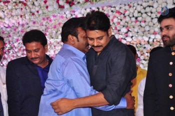 Talasani Srinivas Yadav Daughter Swathi Wedding Reception 1 - 41 of 103
