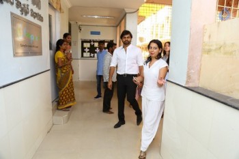 Thikka Movie Team Visits Cancer Striken Children - 1 of 42