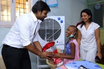 Thikka Movie Team Visits Cancer Striken Children - 6 of 42