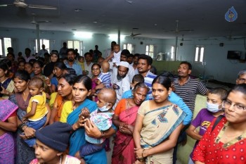 Thikka Movie Team Visits Cancer Striken Children - 21 of 42