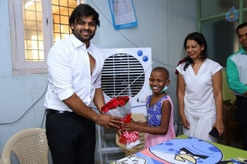 Thikka Movie Team Visits Cancer Striken Children - 22 of 42