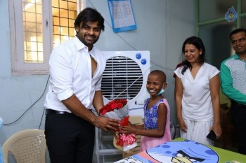 Thikka Movie Team Visits Cancer Striken Children - 24 of 42