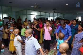 Thikka Movie Team Visits Cancer Striken Children - 42 of 42