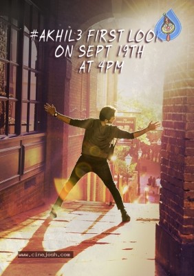 Akhil 3 First Look Release Date Poster