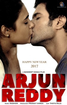 Arjun Reddy New Year Wishes Poster