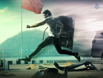 Boyapati, Bellamkonda Srinivas Movie Action Look Photo
