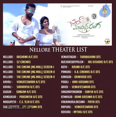 Chal Mohan Ranga Theaters List