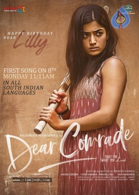 Dear Comrade Team Wishes Rashmika Mandanna