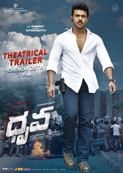 Dhruva Trailer Release Date Poster