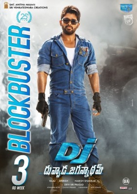 DJ Duvvada Jagannadham 3rd Week Posters