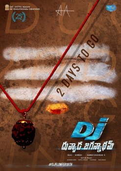 Dj Movie 2 Days To go Poster