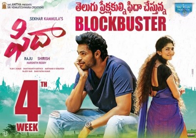 Fidaa Movie 4th Week Posters