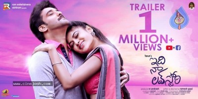 Idi Naa Love Story Trailer One Million Views Poster