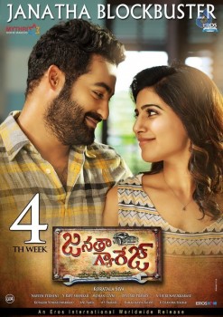Janatha Garage 4th Week Posters