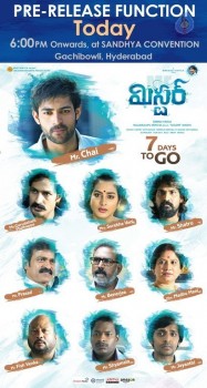 Mister 7 Days to go Posters