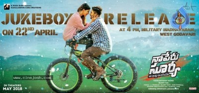 Naa Peru Surya Audio Release Date Poster