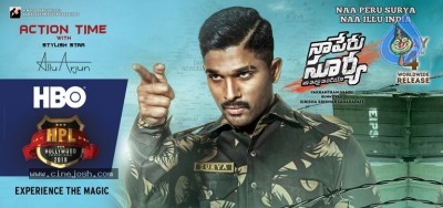 Naa Peru Surya New Posters