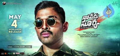 Naa Peru Surya New Posters