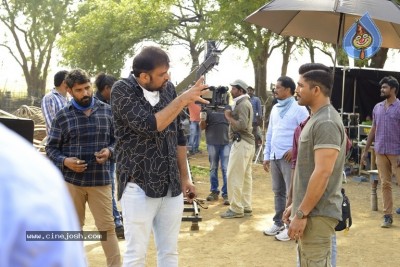 Naa Peru Surya Working Stills