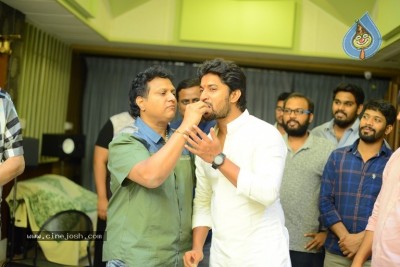 Nagarjuna and Nani Movie Songs Recording Photos
