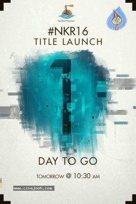 Nandamuri Kalyan Ram NKR 16 Title Announcement Poster