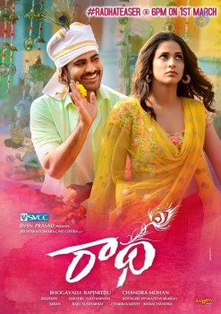 Radha Teaser Release Date Poster