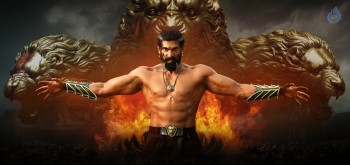 Rana as King Bhallaladeva in Baahubali 2