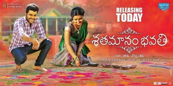 Shatamanam Bhavati Releasing Today Posters