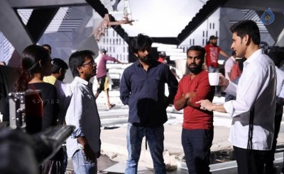 Spyder Movie Working Stills