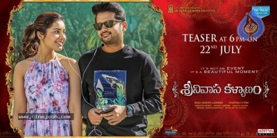 Srinivasa Kalyanam Teaser Announcement Poster