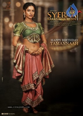 Sye Raa Movie Tamanna First Look Poster And Still