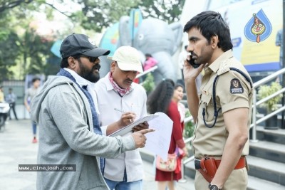 Touch Chesi Chudu Movie Working Stills