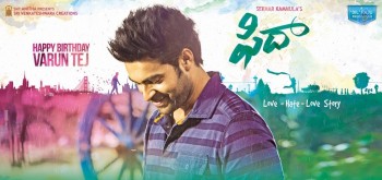 Fida Movie Varun Tej Birthday Wallpapers