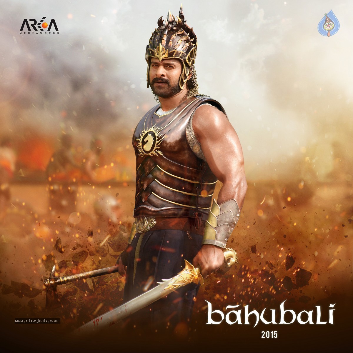 Bahubali Prabhas New Poster HD - 2 / 2 photos