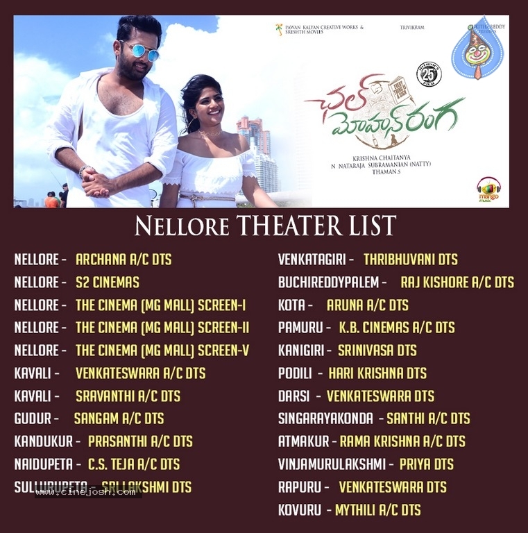 Chal Mohan Ranga Theaters List - 1 / 4 photos