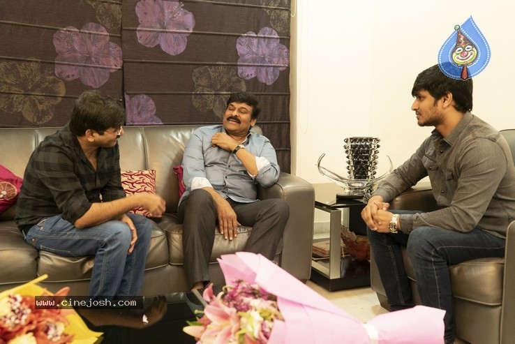 Chiranjeevi With Arjun Suravaram Team  - 9 / 9 photos