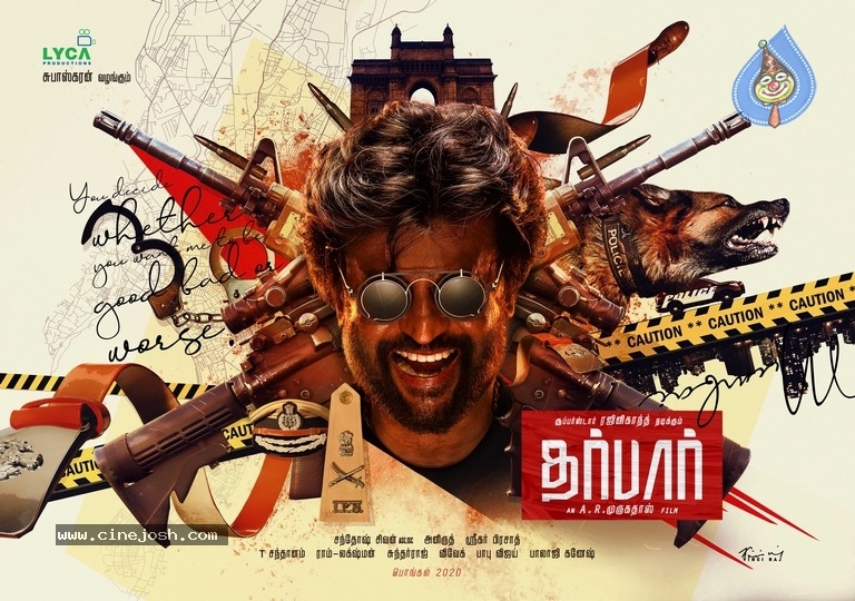 Dharbar movie first look 2025