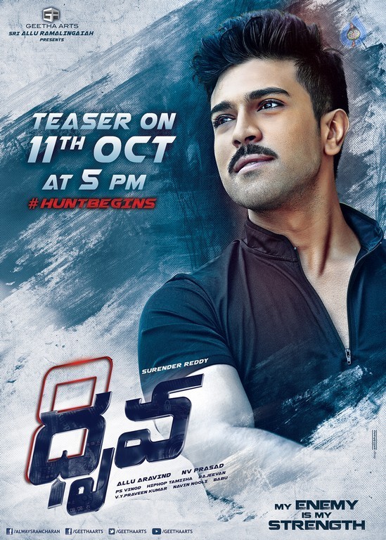 Dhruva New Poster and Photo - 2 / 2 photos