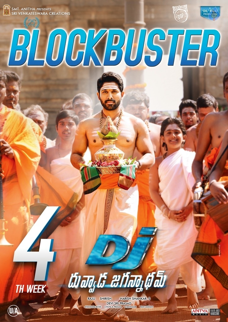 DJ Duvvada Jagannadham 4th Week Posters - 1 / 3 photos