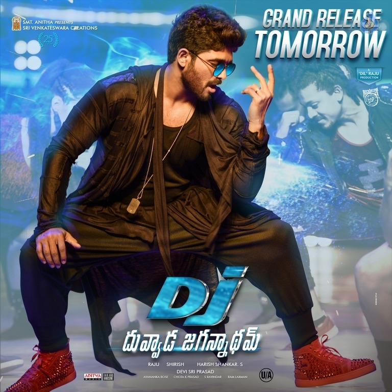 DJ Duvvada Jagannadham Releasing Tomorrow Posters - 1 / 3 photos