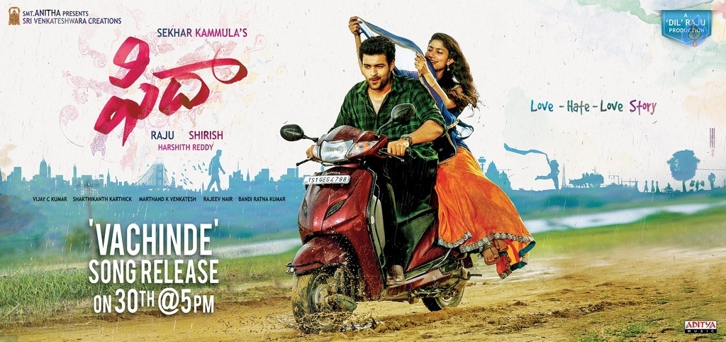 Fidaa Movie Song Release Date Poster - 1 / 1 photos