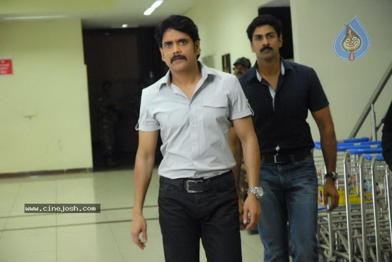Gaganam Movie Working Stills - 5 / 19 photos