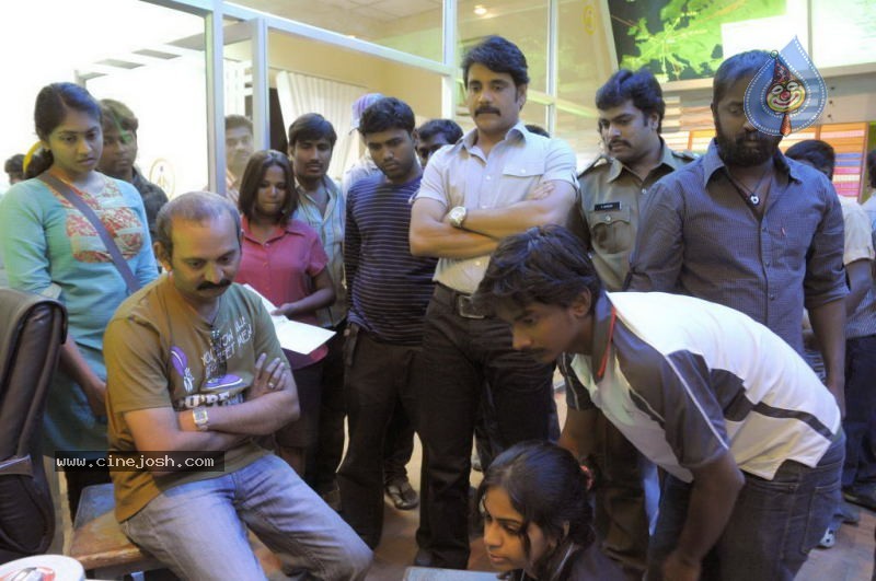 Gaganam Movie Working Stills - 7 / 19 photos