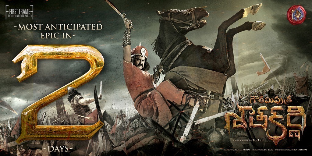 Gautamiputra Satakarni 2 Days to go Posters - 2 / 2 photos