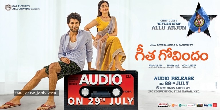 Geetha Govindam Audio Release Date Poster - 1 / 1 photos