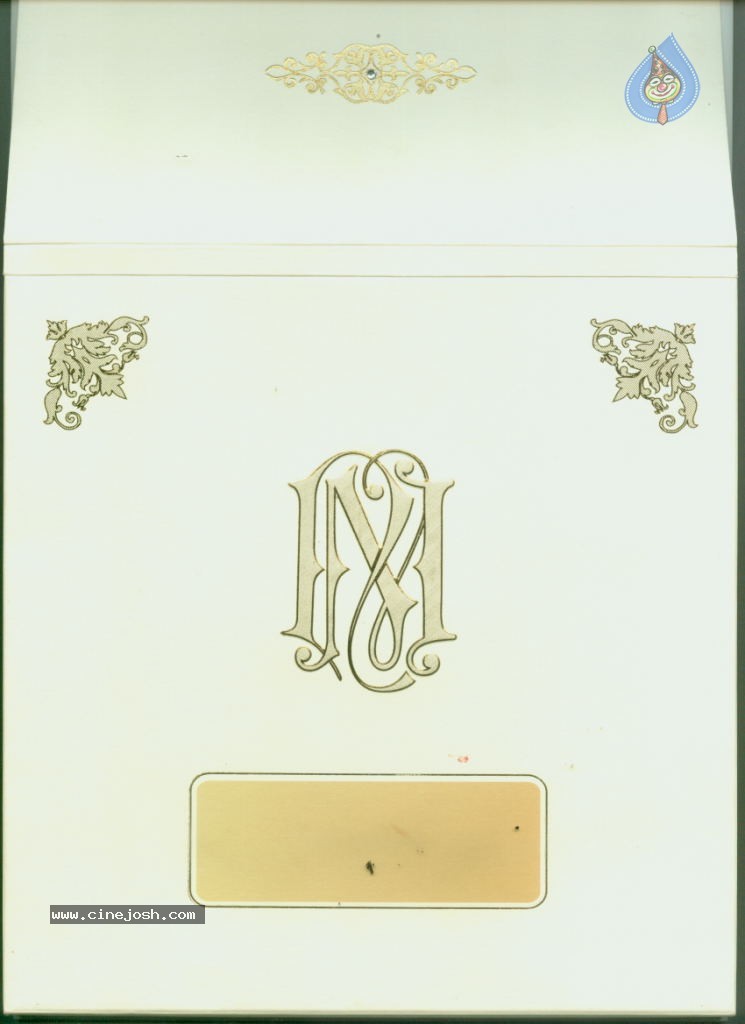 Jr NTR Wedding Card Photos - 5 / 12 photos