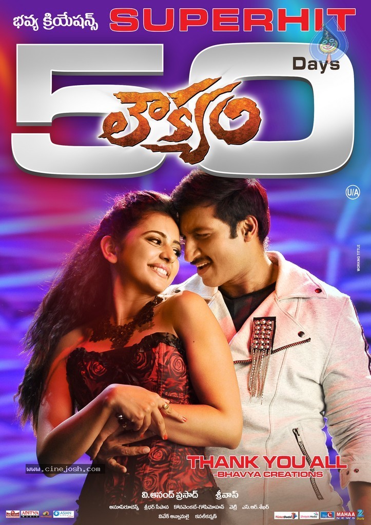 Loukyam Movie 50 Days Walls - 5 / 5 photos