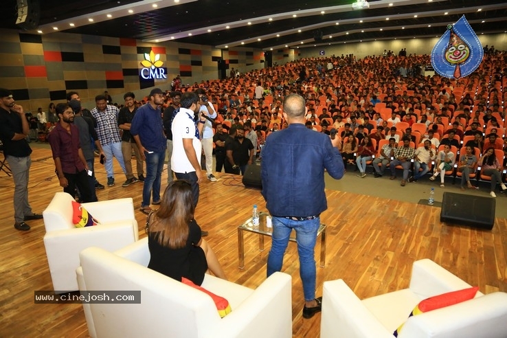 Meeku Mathrame Cheptha  Team at CMR College - 20 / 29 photos